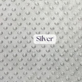 1 Yard Ultra Soft Minky Dot Fleece Plush Fabric 100 Percent Polyester for Crafts 60 Inch Width