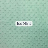 1 Yard Ultra Soft Minky Dot Fleece Plush Fabric 100 Percent Polyester for Crafts 60 Inch Width
