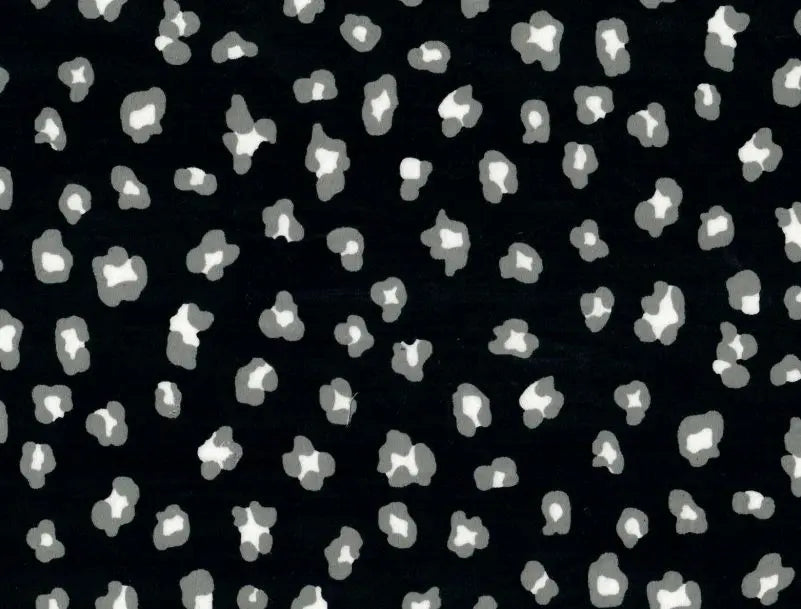 Brushed Knit Fabric Soft Animal Print Stretch Material 58/60" Wide