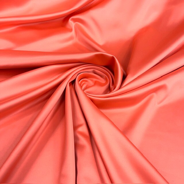 1 Yard 60” Stretch Charmeuse Satin Fabric – 195 GSM, Silky 2 Way Stretch for Bridal, Evening Dresses &amp; Event Décor (97% Polyester, 3% Spandex)