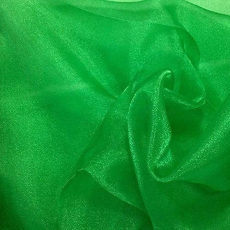1 Yard Sheer Organza Fabric Crystal Sparkle 60 Inch Width for Dresses & Decor 100% Polyester