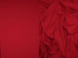 1 Yard DTY Brushed Solid Knit Fabric, 58/60'' Wide Polyester Spandex Blend