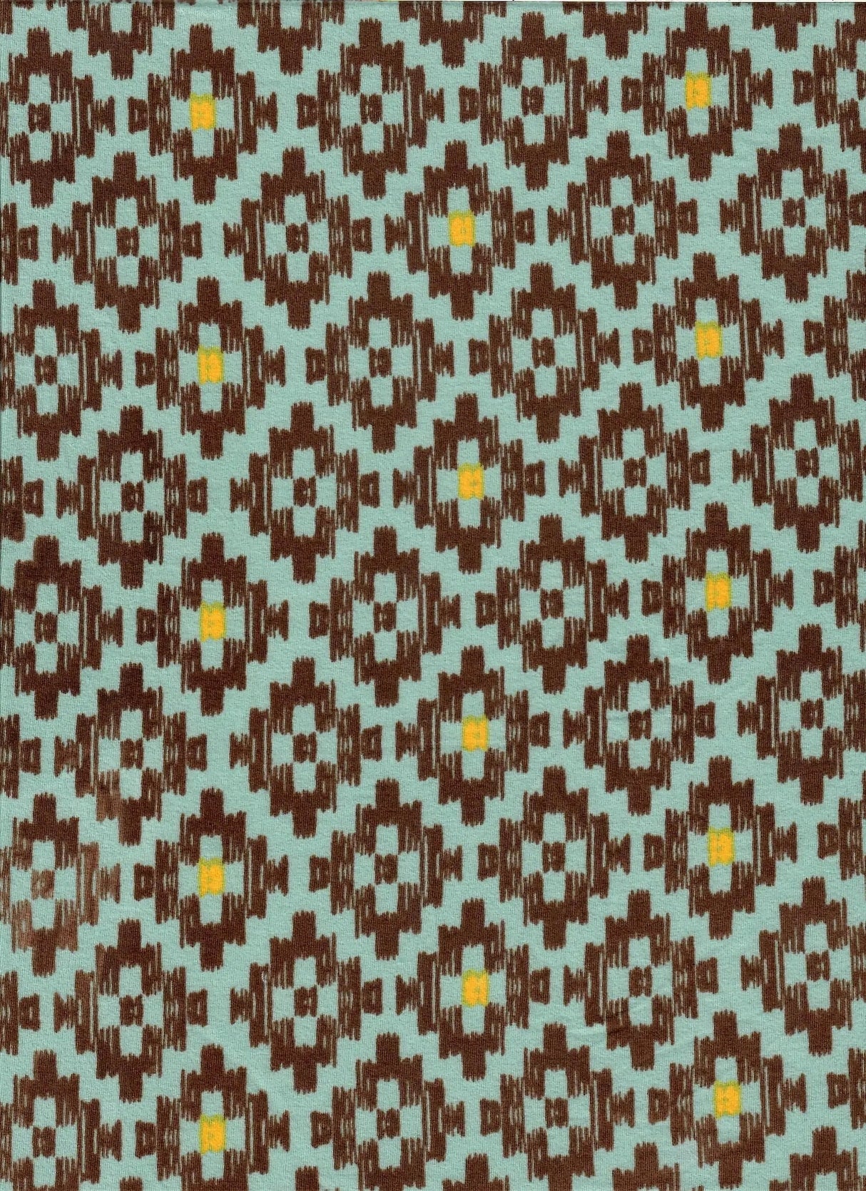 Geo Tribal Print Brushed DTY Knit Fabric 58/60" Wide Soft Stretch Material