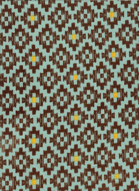 Geo Tribal Print Brushed DTY Knit Fabric 58/60" Wide Soft Stretch Material
