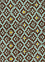 1 Yard Brushed DTY Geo Tribal Print Fabric 170 GSM Polyester Spandex Blend 58/60" Width