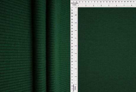 1 Yard Heavy Yummy Rib Knit Fabric 280 GSM, 48/50? Wide Polyester Rayon Spandex Blend