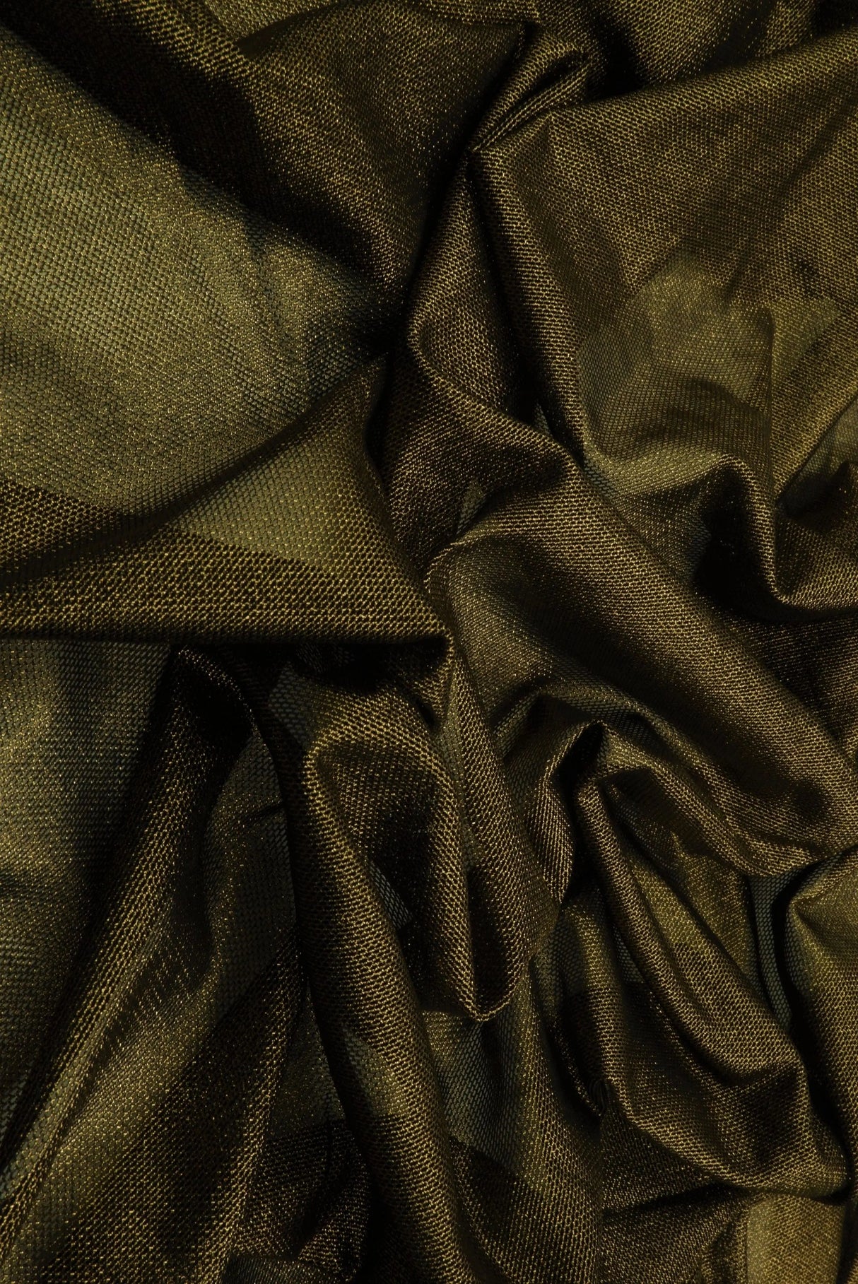 1 Yard Foil Mesh Knit Fabric, 58/60'' Wide Polyester Spandex Blend