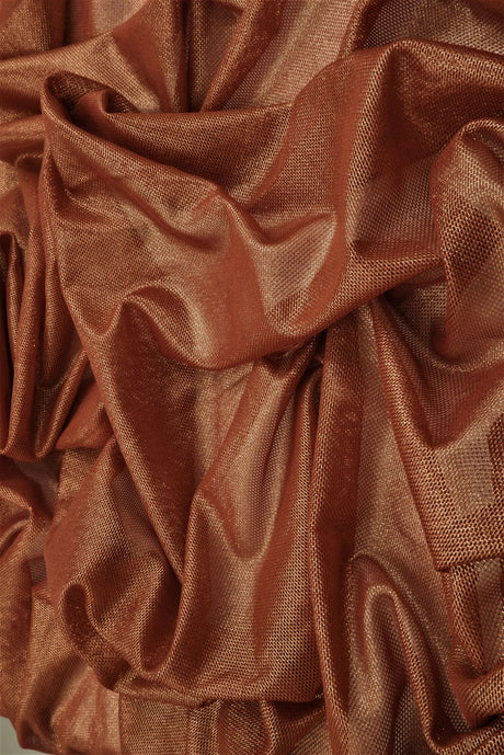 1 Yard Foil Mesh Knit Fabric, 58/60? Wide Polyester Spandex Blend