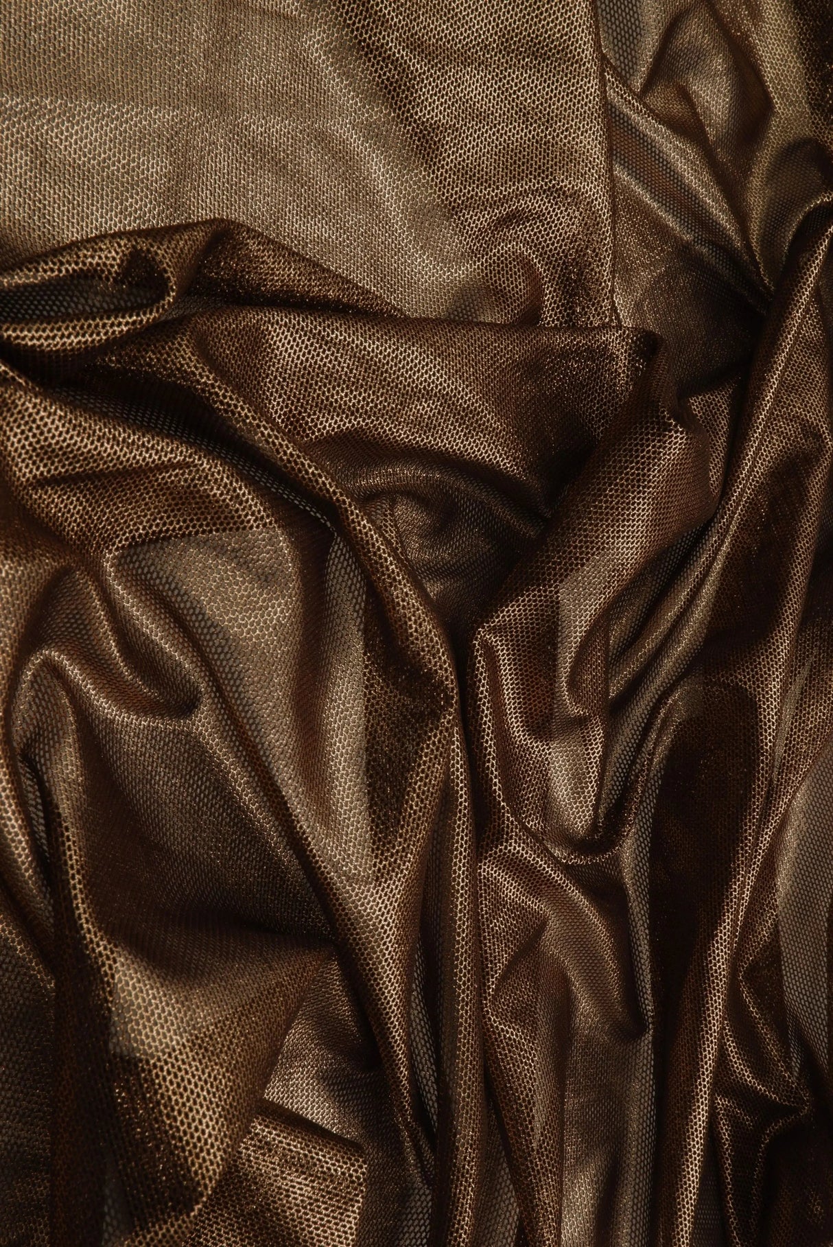 1 Yard Foil Mesh Knit Fabric, 58/60'' Wide Polyester Spandex Blend