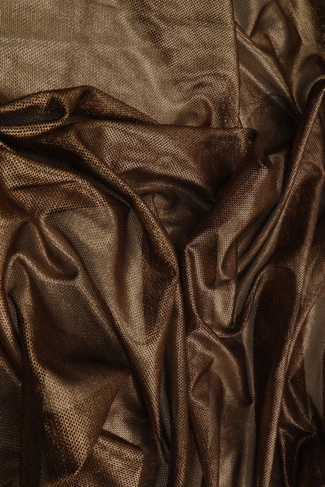 1 Yard Foil Mesh Knit Fabric, 58/60'' Wide Polyester Spandex Blend