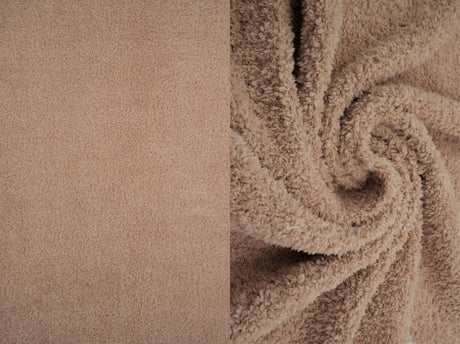 1 Yard Cozy Sweater Knit Fabric 270 GSM, 58/60'' Wide Polyester Spandex Blend