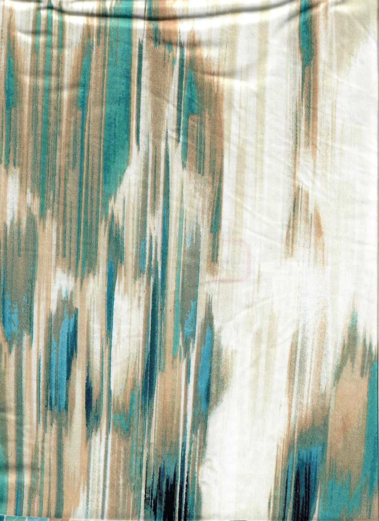 1 Yard DTY Abstract Print Fabric 180 GSM Polyester Spandex Blend 58/60" Width