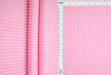 52" Knit Jacquard Rib Fabric 80% Polyester 15% Rayon 5% Spandex 230 GSM by Yard