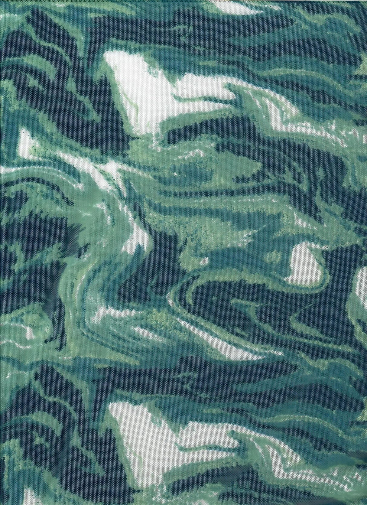 1 Yard Digital Marble/Abstract Mesh Knit Fabric, 54? Wide Polyester Spandex Blend