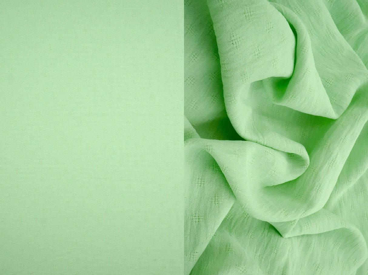 1 Yard CEY Airflow Woven Jacquard Fabric Lightweight 100% Polyester 59/60 Inches Wide