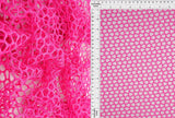 1 Yard Lurex Fishnet Mesh Fabric, 58/60? Wide Polyester Spandex Blend