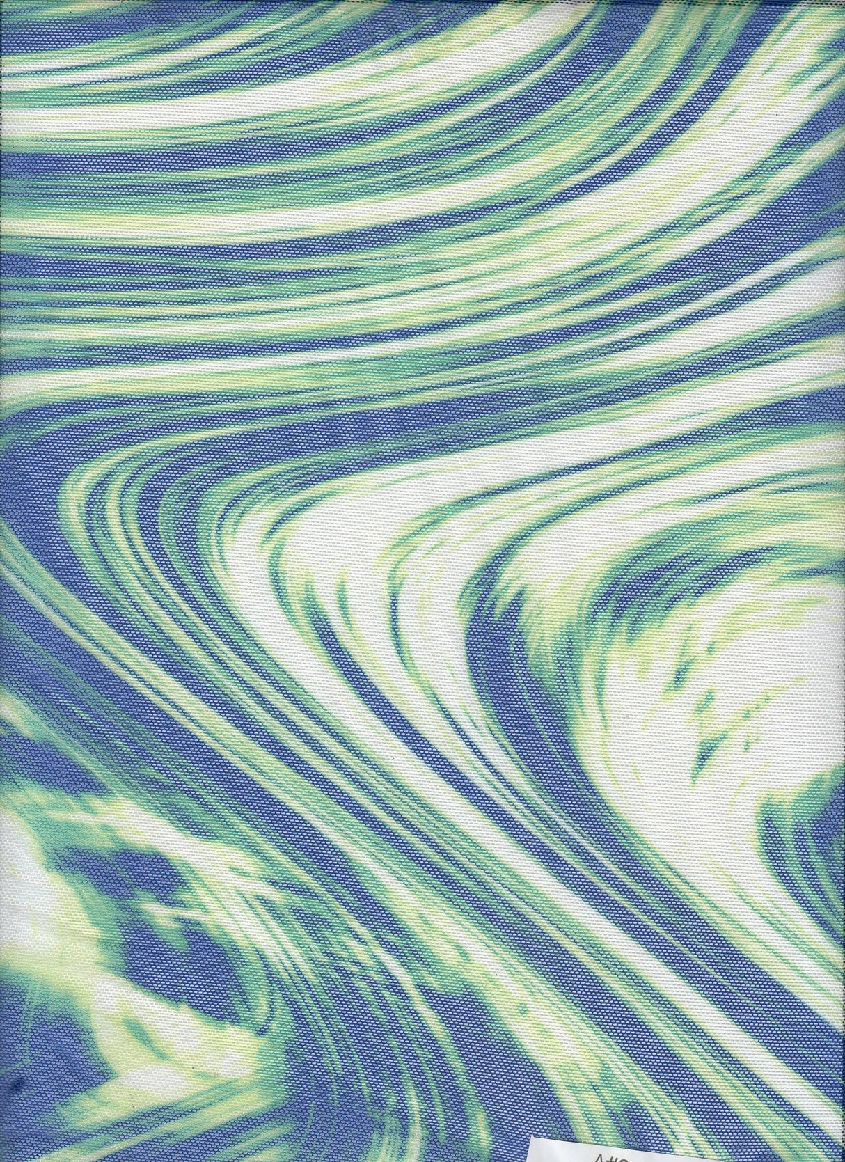 1 Yard Digital Abstract Mesh Knit Fabric, 54'' Wide Polyester Spandex Blend