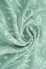 1 Yard Cey Leaf Print Fabric, 58/59? Wide 100% Polyester