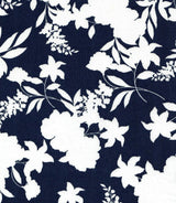 1 Yard DTY Floral Print Fabric 190 GSM Polyester Spandex Blend 58/60" Width