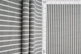 Triple Stripe Poplin Woven Fabric Poly Rayon Blend, 57/58" Wide