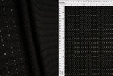 1 Yard Wave Knit Jacquard Solid Lace Fabric 185 GSM Polyester Spandex 58" Width
