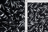 1 Yard CEY Leaf Print Woven Fabric Lightweight Polyester 58/59 Inches Wide
