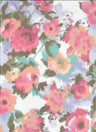 Floral Digital Mesh Fabric Lightweight Sheer Stretch, 54” Wide Polyester Spandex