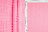 1 Yard Geo Towel Jacquard Knit Fabric, 58/59'' Wide Polyester Spandex Blend