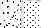 1 Yard Rayon Challis Polka Dot Print Fabric, 54'' Wide 100% Rayon