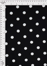 1 Yard Rayon Challis Polka Dot Print Fabric, 54? Wide 100% Rayon
