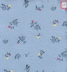 1 Yard Yummy Rib Ditsy Flower Print Fabric 180 GSM Polyester Spandex 58/60" Width