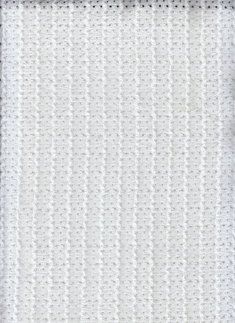 1 Yard Wave Knit Jacquard Solid Lace Fabric 185 GSM Polyester Spandex 58" Width
