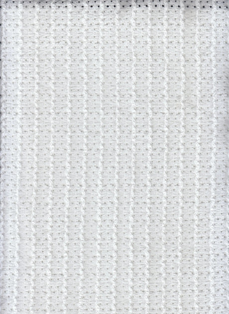 1 Yard Wave Knit Jacquard Solid Lace Fabric 185 GSM Polyester Spandex 58" Width