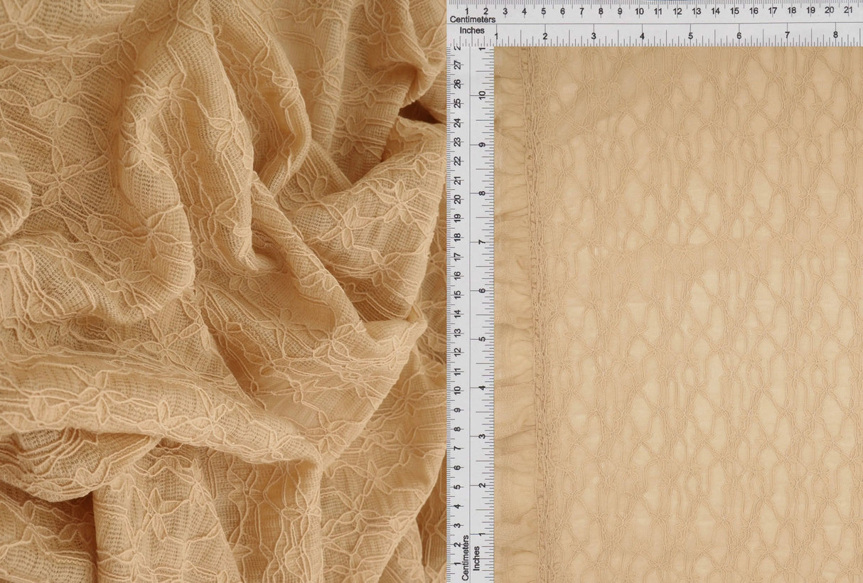 Ditsy Flower Lace Fabric 1 Yard Soft Stretch Lightweight Material 48/50" Wide