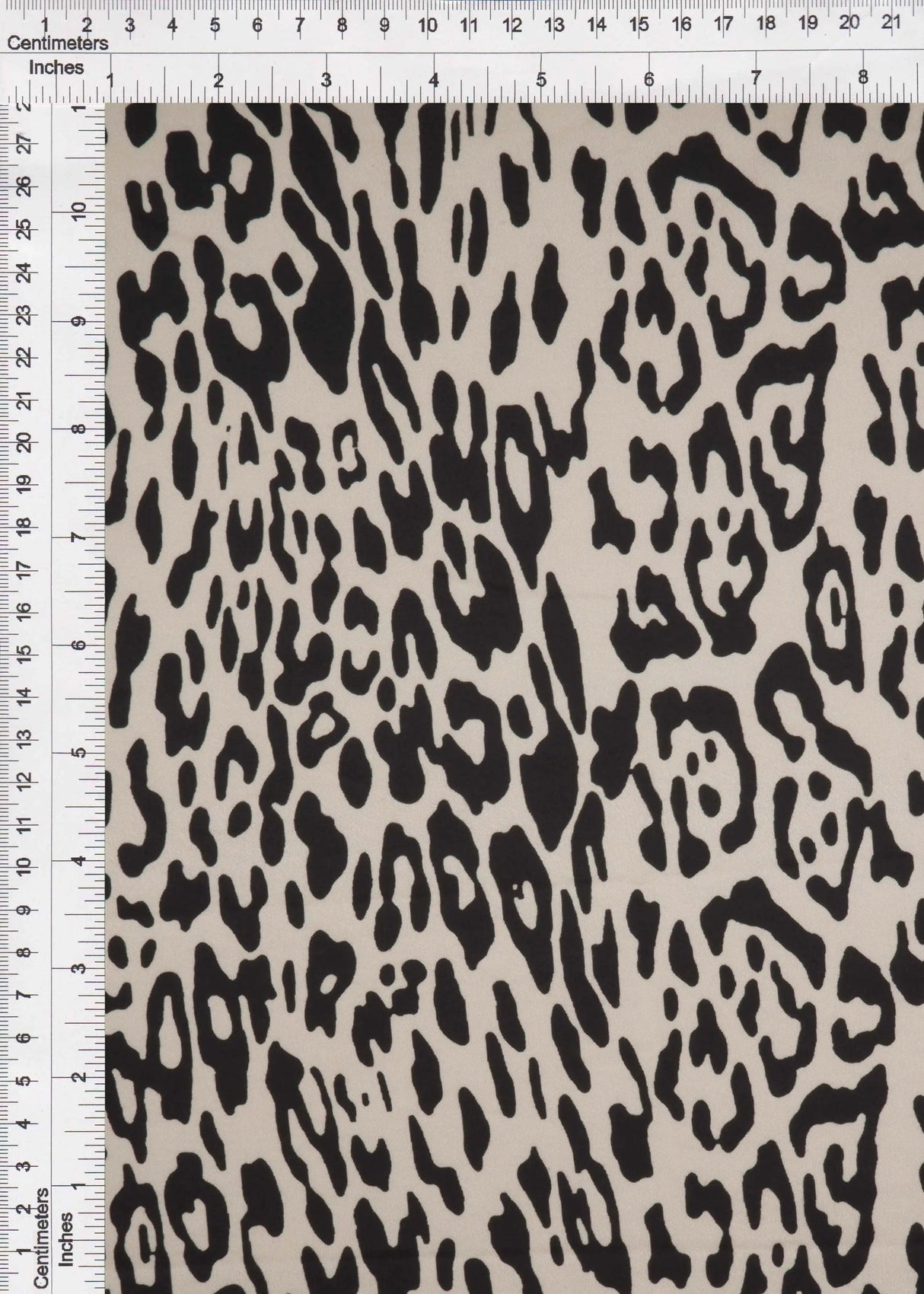1 Yard DTY Brushed Animal Leopard Digital Print Fabric 170 GSM Poly Spandex 58/60" Width