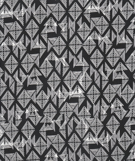 Geo Abstract Brushed DTY Knit Fabric Soft Stretch Material 58/60" Wide