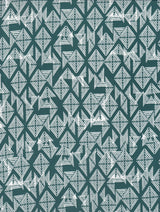 Geo Abstract Brushed DTY Knit Fabric Soft Stretch Material 58/60" Wide