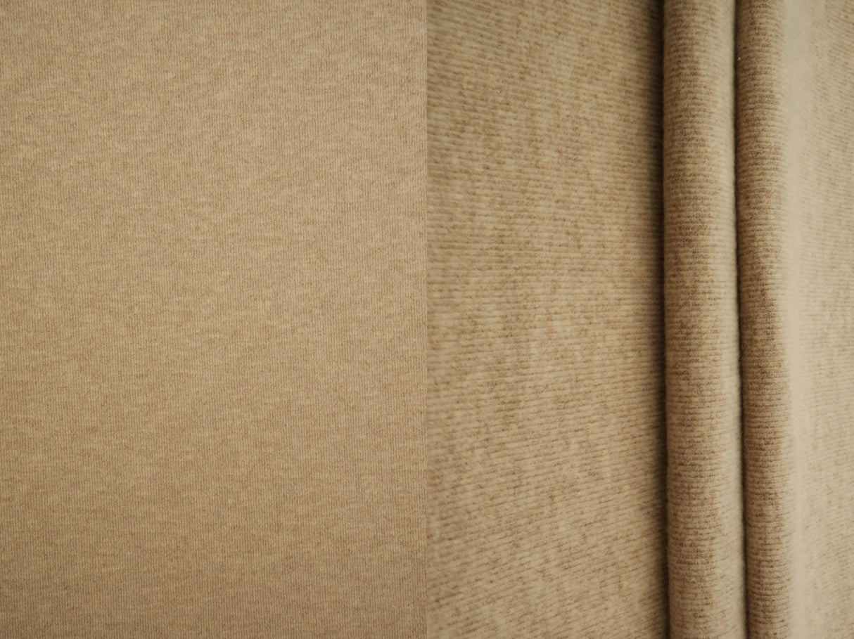 1 Yard Yummy Brush Sweater Jersey Solid Fabric 260 GSM 100% Polyester 59" Width