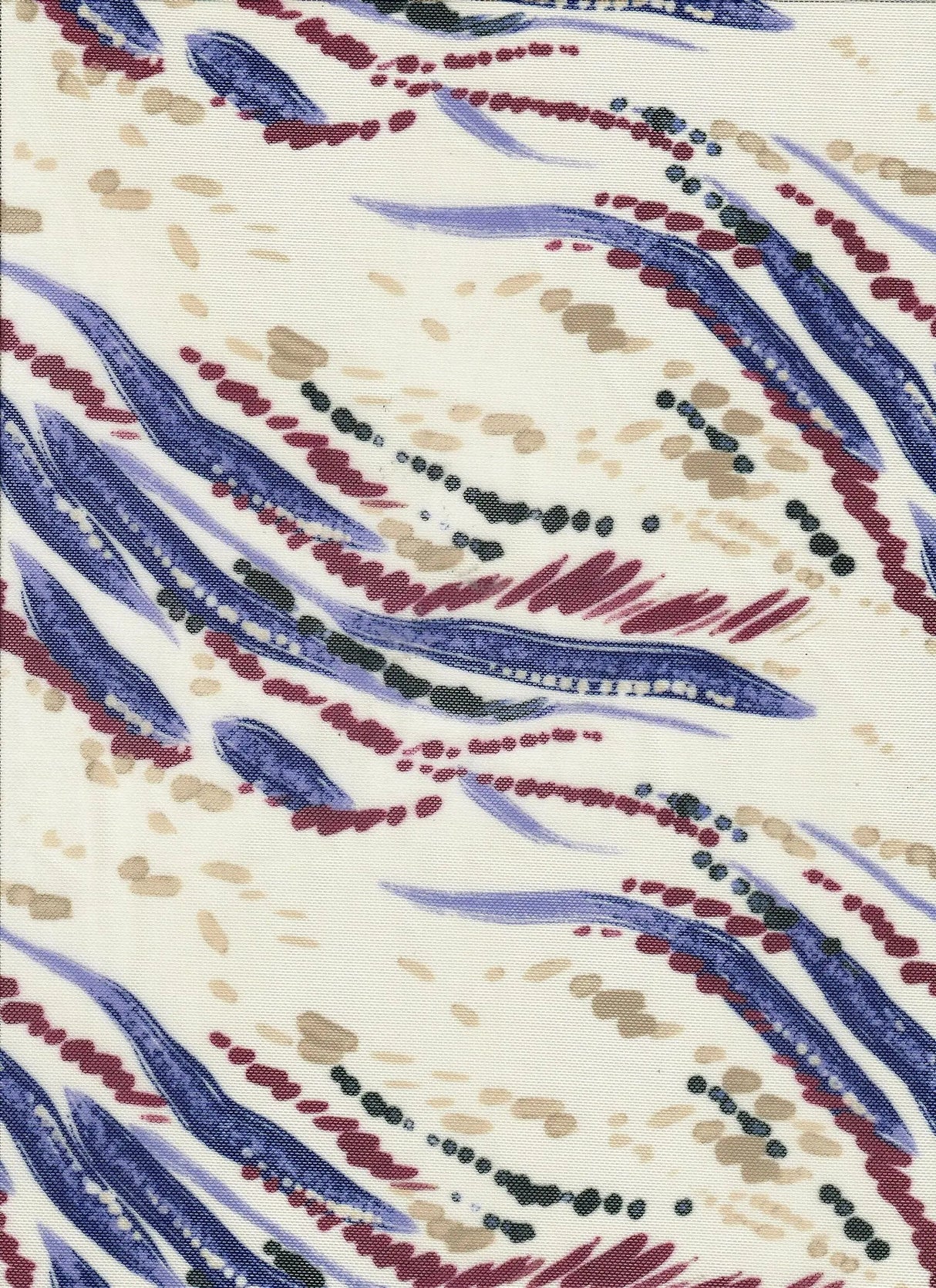 Digital Abstract Mesh Fabric Lightweight Stretch Sheer, 54” Wide for Fashion & Overlays
