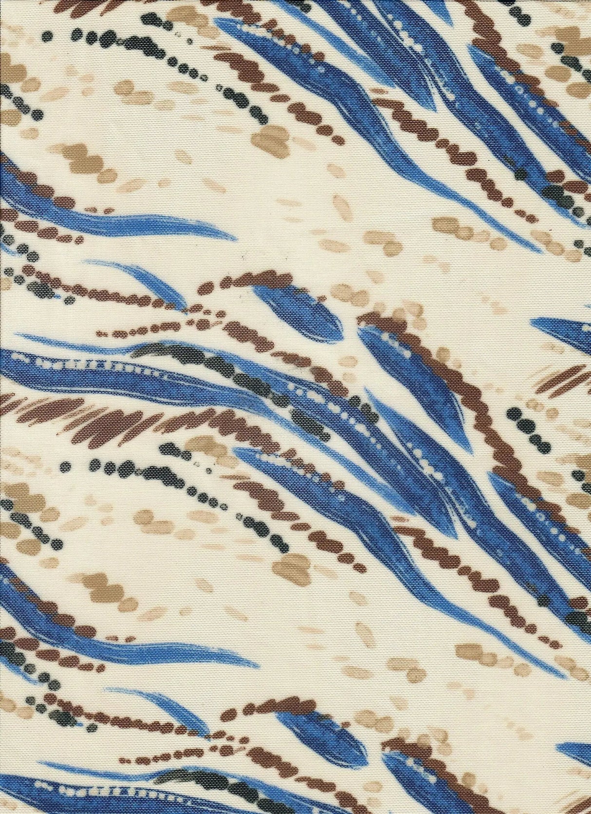 1 Yard Digital Abstract Mesh Knit Fabric, 54? Wide Polyester Spandex Blend