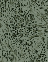 1 Yard Abstract Print DTY Brushed Stretch Fabric Soft Polyester Spandex 58/60 Inch Wide