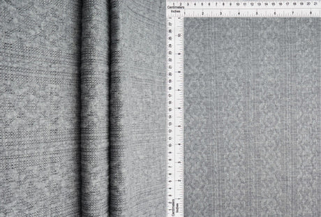 1 Yard Two-Tone Braid Jacquard Solid Fabric Rayon Nylon Polyester Spandex Blend 58/59 Inches Wide