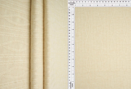 1 Yard RNT YQ Jacquard Solid Fabric 280 GSM Rayon Nylon Poly Spandex Blend 58/59" Width