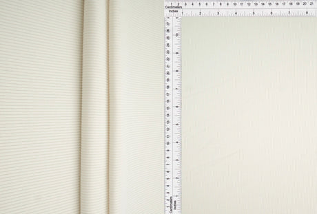 1 Yard Solid 2x2 Peach Rib Knit Fabric, 48'' Wide Polyester Spandex Blend