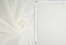 1 Yard Poly Warp Lace Fleece Fabric 90 GSM Lightweight Soft Textured Knit 57" Width