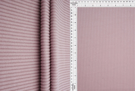 1 Yard Rib Interlock Fleece Solid Fabric 290 GSM Polyester Rayon Blend 58" Width