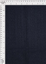 1 Yard Sweater Pointelle Jacquard Fabric Stretch Rayon Nylon Polyester Spandex 58/59 Inches Wide