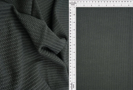 1 Yard Sweater Jacquard Solid Fabric 270 GSM Rayon Poly Spandex Blend 56/58" Width