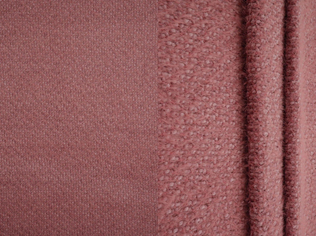 1 Yard Poly Nylon Chenille Feather Yarn Knit Fabric 245 GSM Plush Soft 64" Width