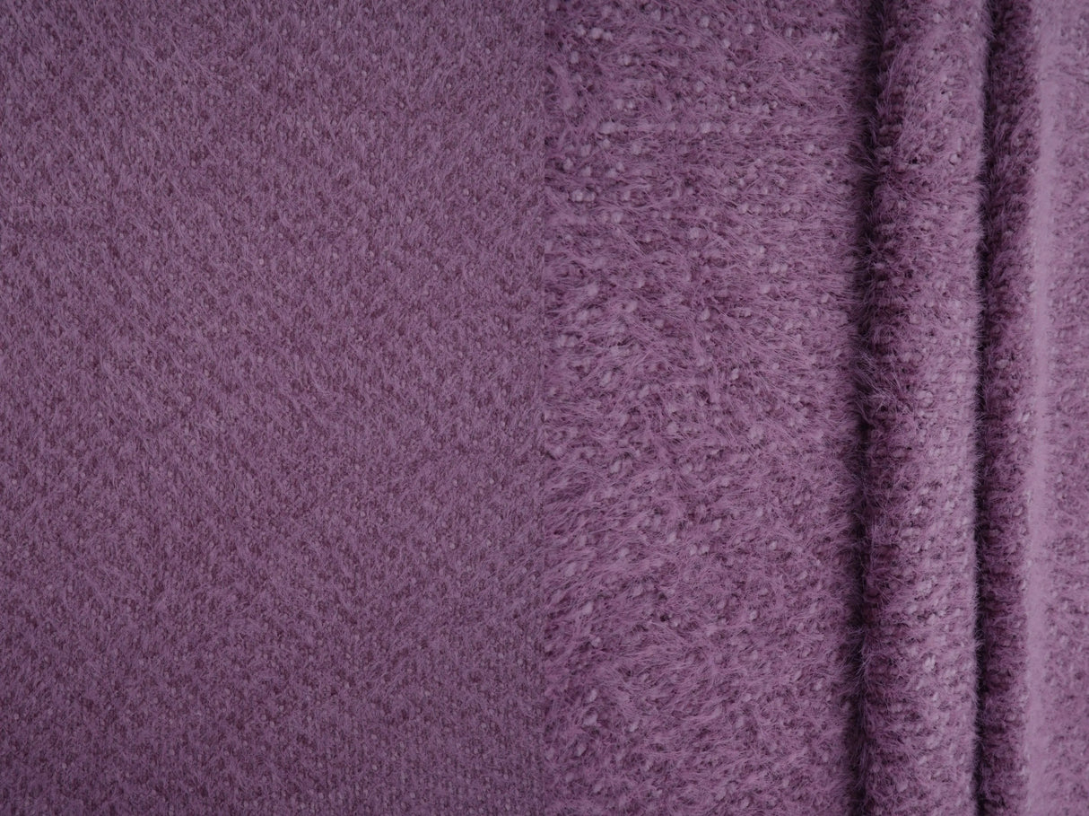 1 Yard Poly Nylon Chenille Feather Yarn Knit Fabric 245 GSM Plush Soft 64" Width